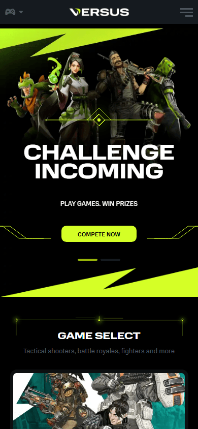 VERSUS on a phone